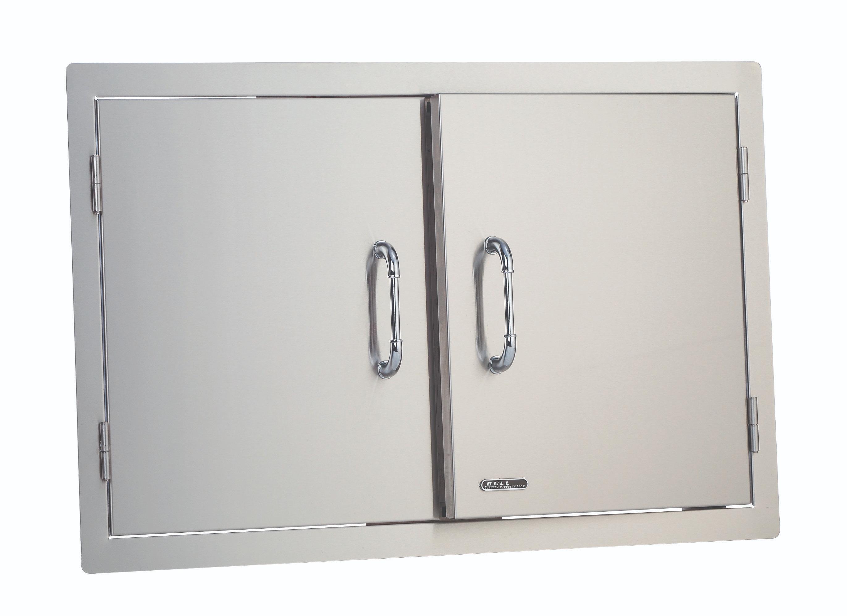 Bull 30" Double Doors - Stainless Steel