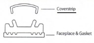 Latham 116.5" Gray TS Step PVC Cover Strip