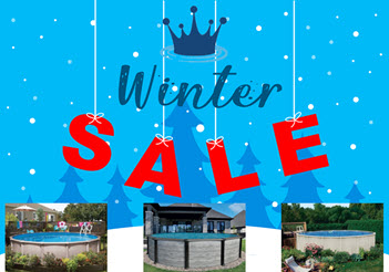 Diagram of Above Ground Pool Winter Sale!