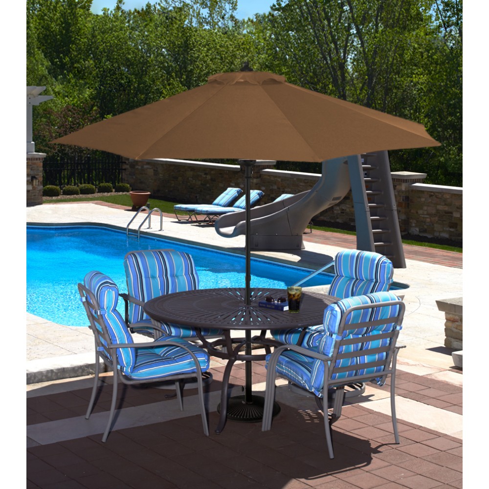 Cabo Auto-Open 9 Ft. Umbrella - Stone