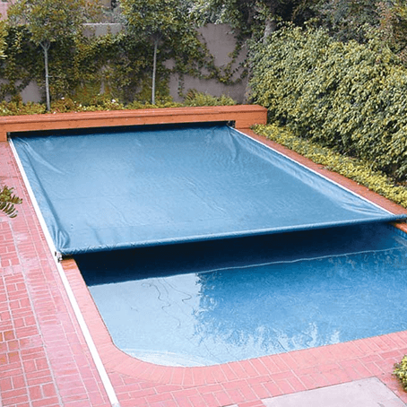 manual on deck track automatic pool covers