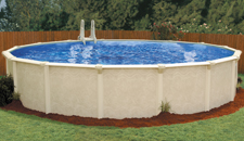 21' Round Above Ground Pools | Royal Swimming Pools