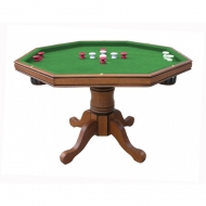 Antique Dark Oak Poker Table Only